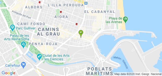 mapa de instituto social de la marina valencia