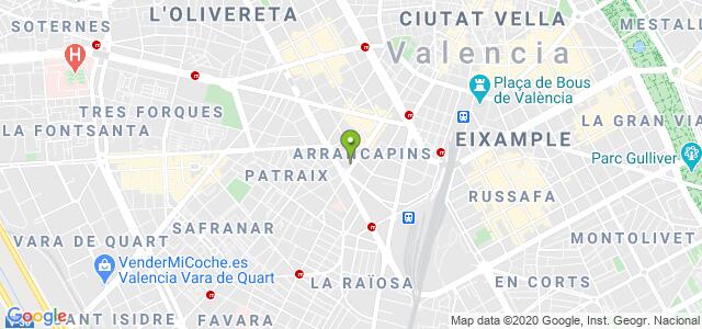 mapa de oficina de la seguridad social valencia 5