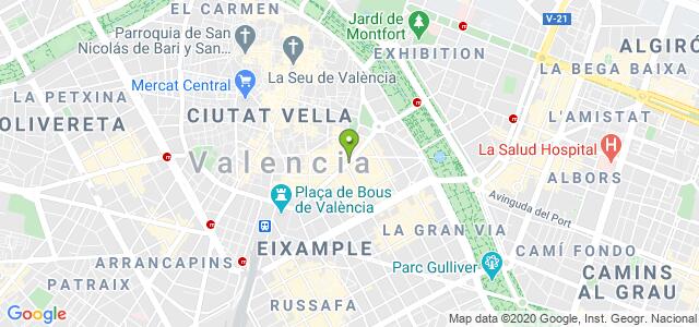 mapa de oficina de la seguridad social valencia 6