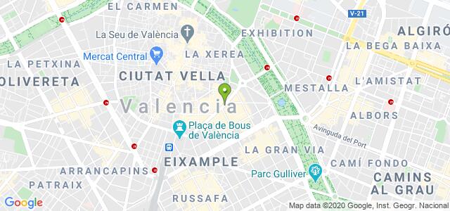 mapa de oficina de la seguridad social valencia 7