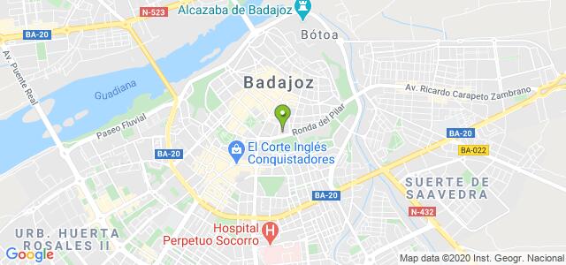 mapa de instituto nacional de la seguridad social badajoz