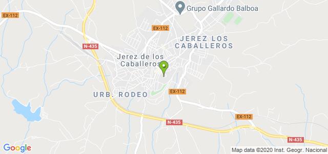 mapa de instituto nacional de la seguridad social jerez de los caballeros