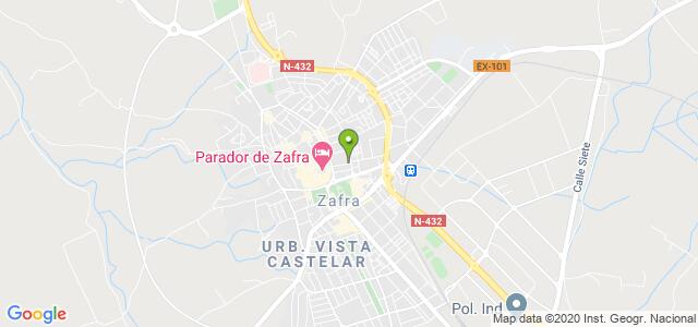 mapa de instituto nacional de la seguridad social zafra