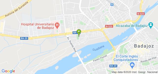 mapa de oficina de la seguridad social badajoz 3