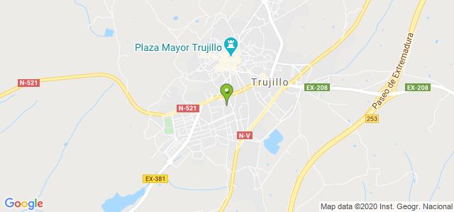 mapa de oficina de la seguridad social trujillo