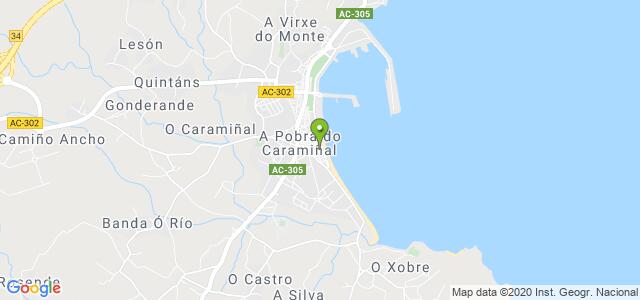 mapa de instituto social de la marina a pobra do caraminal