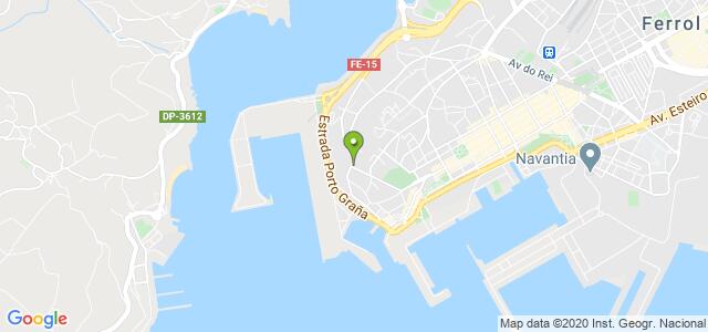 mapa de instituto social de la marina ferrol