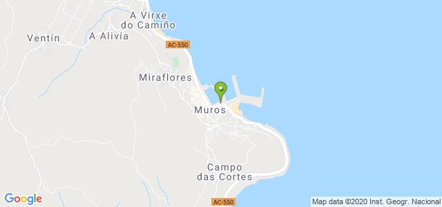 mapa de instituto social de la marina muros