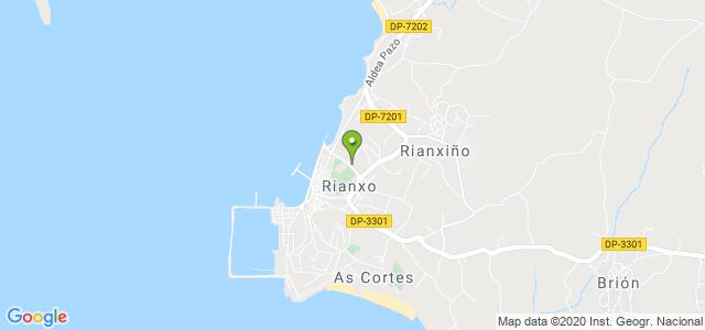 mapa de instituto social de la marina rianxo