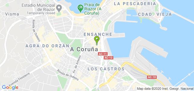 mapa de oficina de la seguridad social a coruna 6
