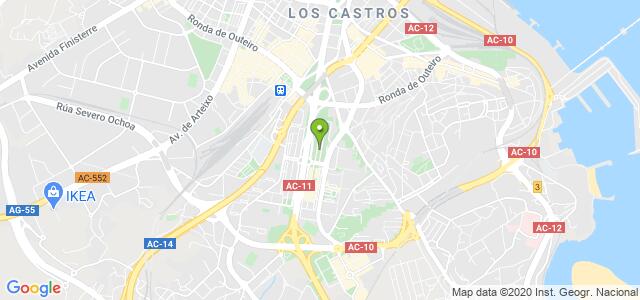 mapa de oficina de la seguridad social a coruna 8