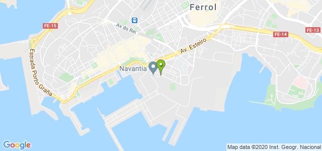 mapa de oficina de la seguridad social ferrol
