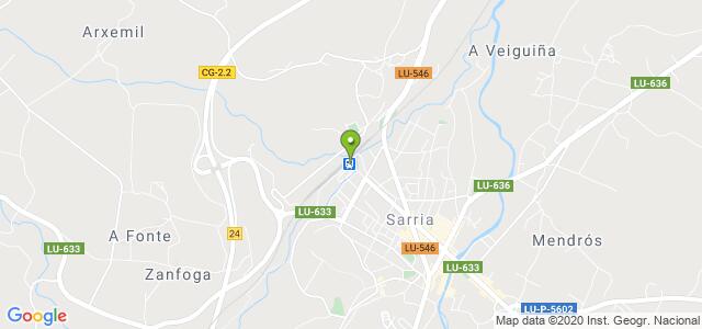 mapa de instituto nacional de la seguridad social sarria
