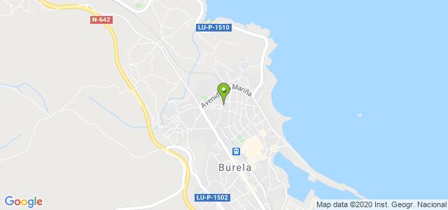 mapa de instituto social de la marina burela