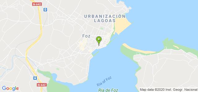 mapa de instituto social de la marina foz