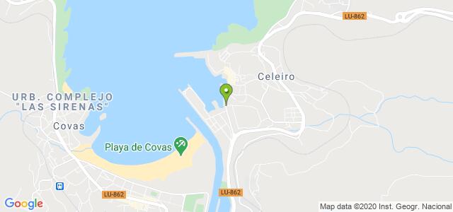 mapa de instituto social de la marina viveiro