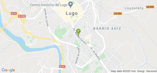 mapa de oficina de la seguridad social lugo