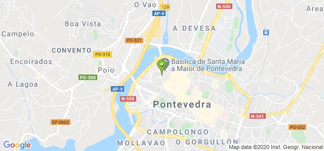 mapa de oficina de la seguridad social pontevedra