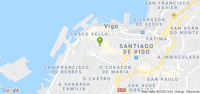 mapa de oficina de la seguridad social vigo 8