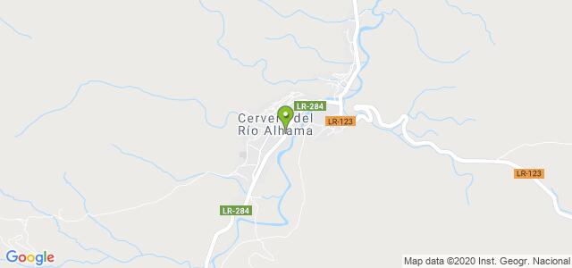 mapa de instituto nacional de la seguridad social cervera del rio alhama