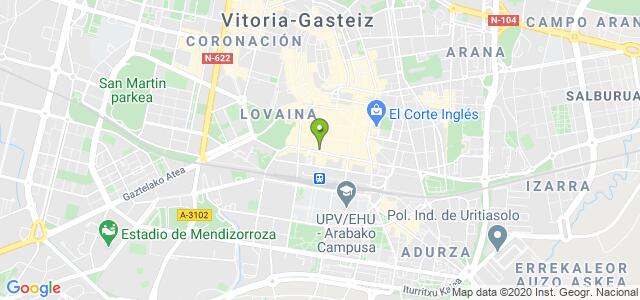 mapa de instituto nacional de la seguridad social vitoria gasteiz