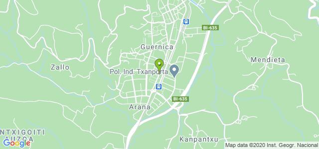 mapa de instituto nacional de la seguridad social gernika lumo