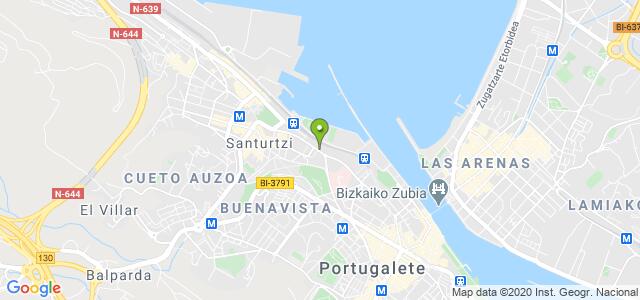 mapa de instituto social de la marina santurtzi