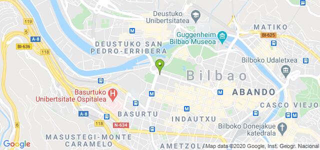 mapa de oficina de la seguridad social bilbao 6