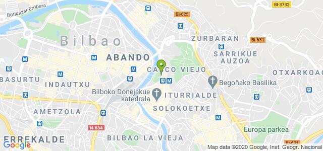 mapa de oficina de la seguridad social bilbao 8