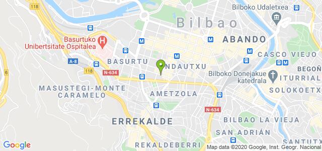 mapa de oficina de la seguridad social bilbao 9