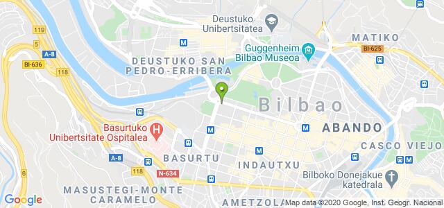 mapa de oficina de la seguridad social bilbao 12