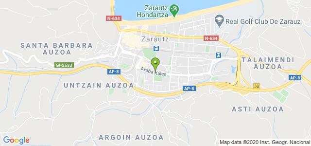 mapa de instituto nacional de la seguridad social zarautz