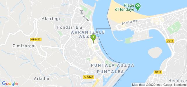 mapa de instituto social de la marina hondarribia