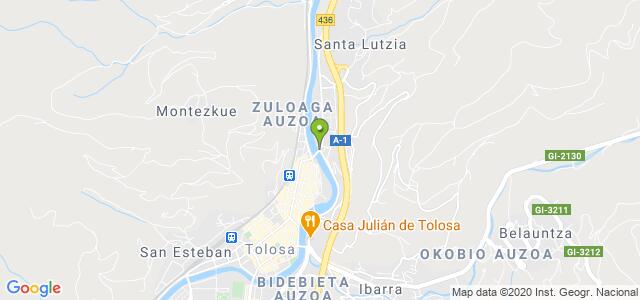 mapa de oficina de la seguridad social tolosa