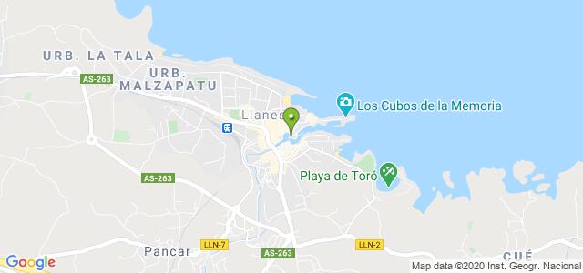 mapa de instituto social de la marina llanes