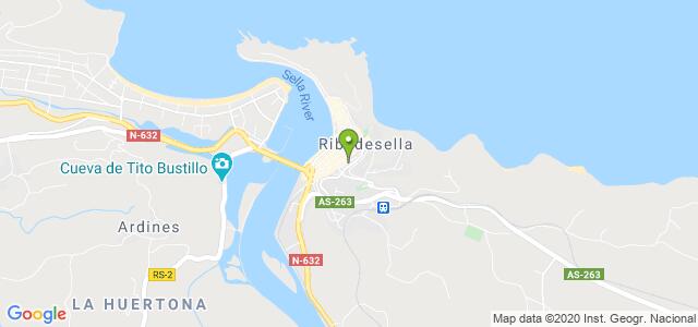 mapa de instituto social de la marina ribadesella