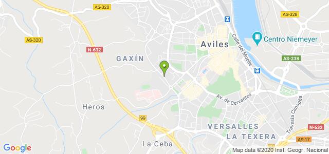 mapa de oficina de la seguridad social aviles 2