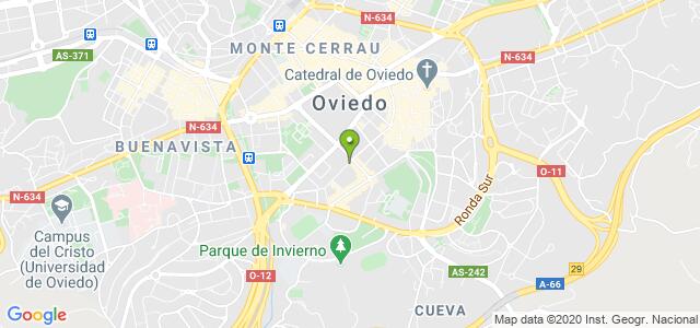 mapa de oficina de la seguridad social oviedo 5