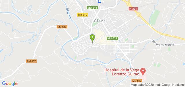 mapa de instituto nacional de la seguridad social cieza