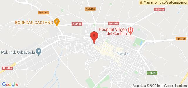 mapa de instituto nacional de la seguridad social yecla
