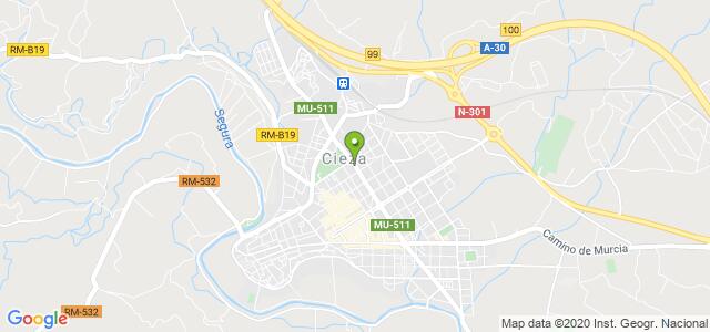 mapa de oficina de la seguridad social cieza