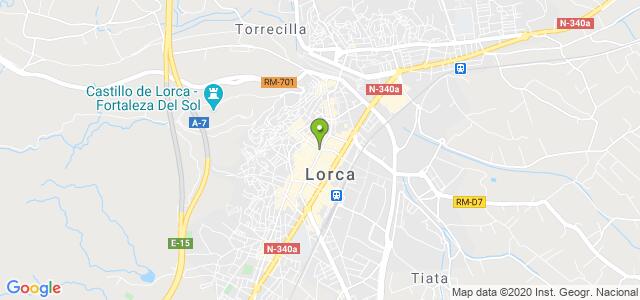mapa de oficina de la seguridad social lorca 2