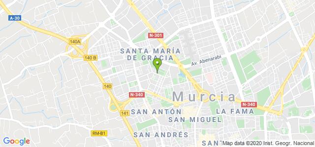 mapa de oficina de la seguridad social murcia