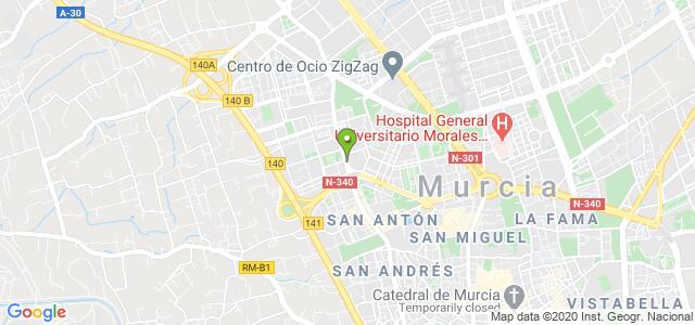 mapa de oficina de la seguridad social murcia 3