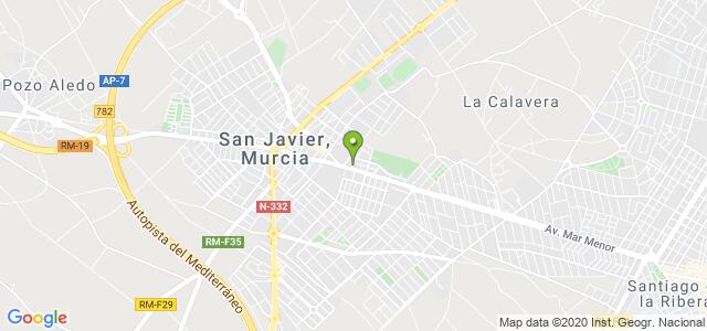 mapa de oficina de la seguridad social san javier