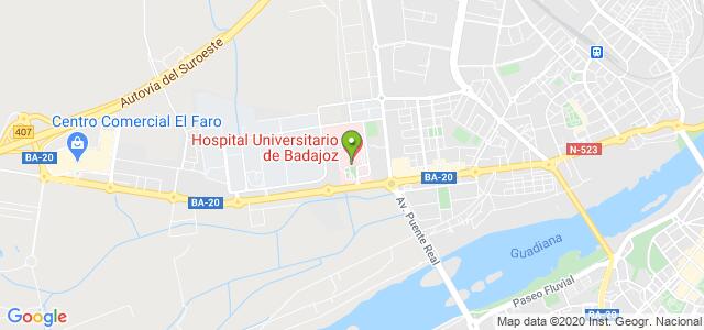 mapa de hospital infanta cristina hospital universitario de badajoz