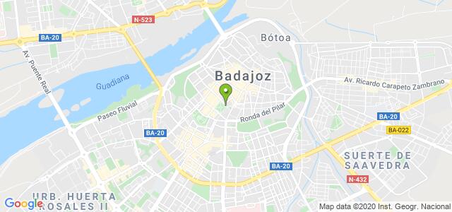 mapa de agencia tributaria de extremadura delegacion especial