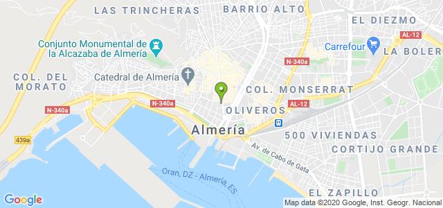 mapa de agencia tributaria de almeria