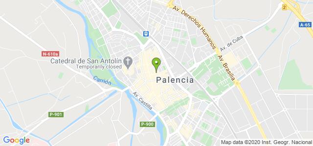 mapa de agencia tributaria de palencia
