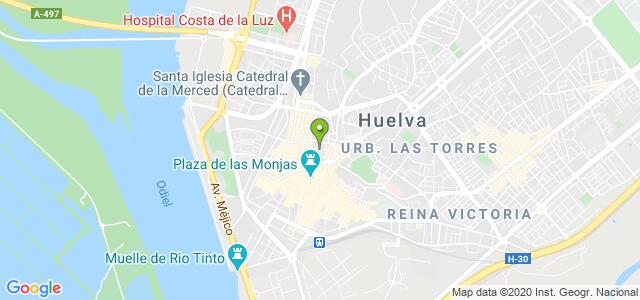 mapa de delegacion huelva